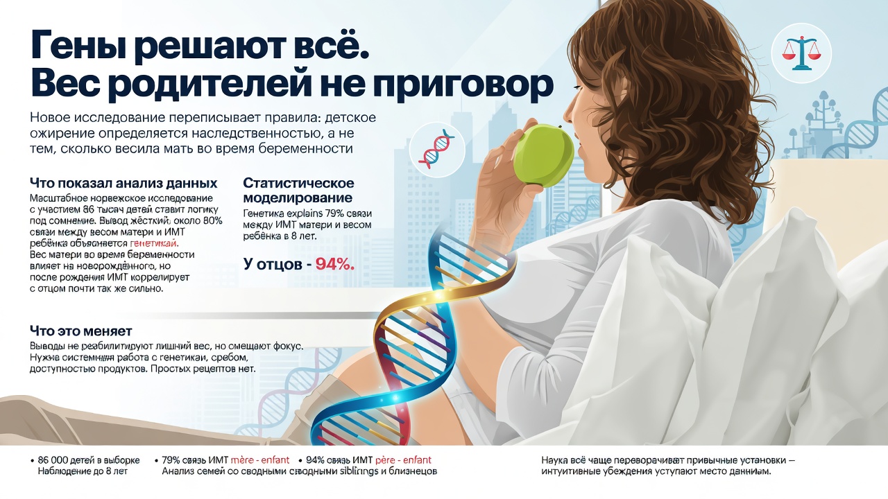 Гены решают всё. Вес родителей не приговор