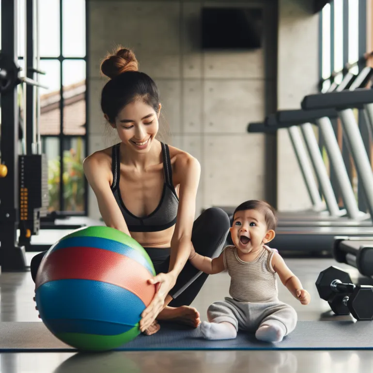 Фитнес с младенцем: Как оставаться в форме и укреплять связь с ребенком