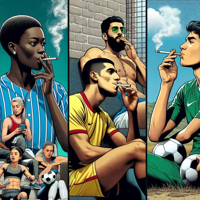 спортсмены которые курят