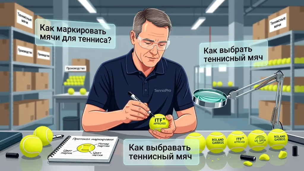 Как маркировать мячи для тенниса? Обзор спортивной темы