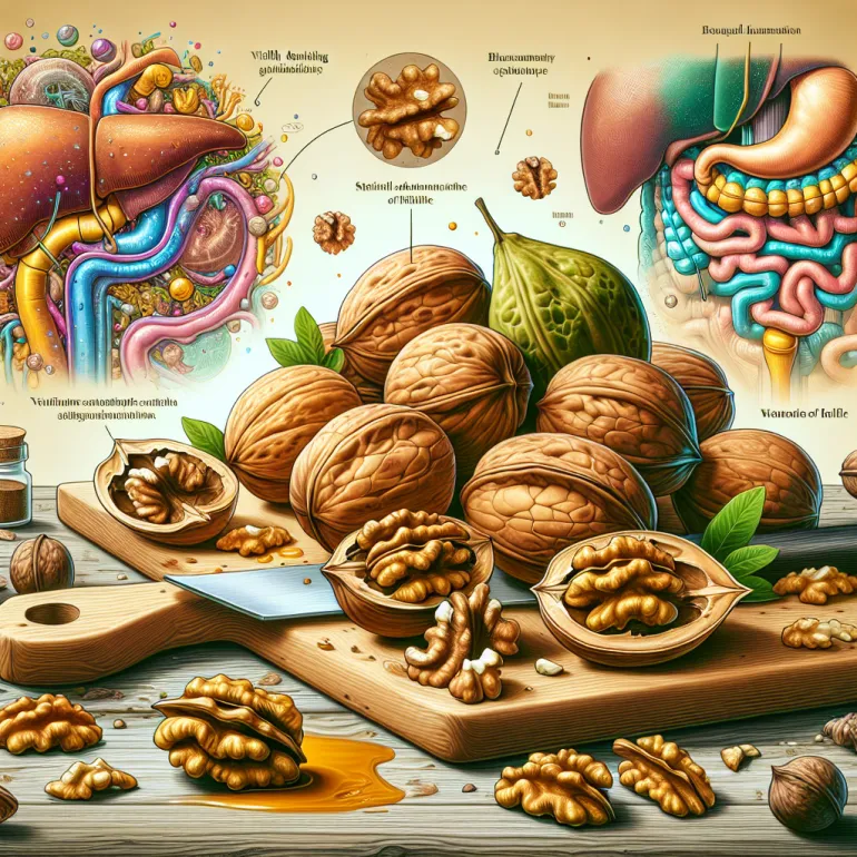 Грецкие орехи при застое желчи: польза и применение