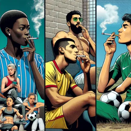 спортсмены которые курят