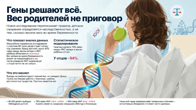 Гены решают всё. Вес родителей не приговор